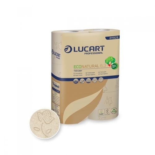 Lucart Eco Natural 6.3  Toilettenpapier 3-lag., 250 Blatt