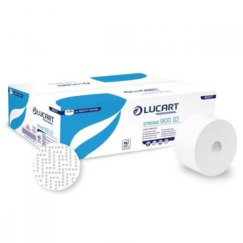Lucart Toilettenpapier Jumbo Rolls 2-lag. Strong 900 ID Lucart Toilettenpapier Jumbo Rolls 2-lag. Strong 900 ID