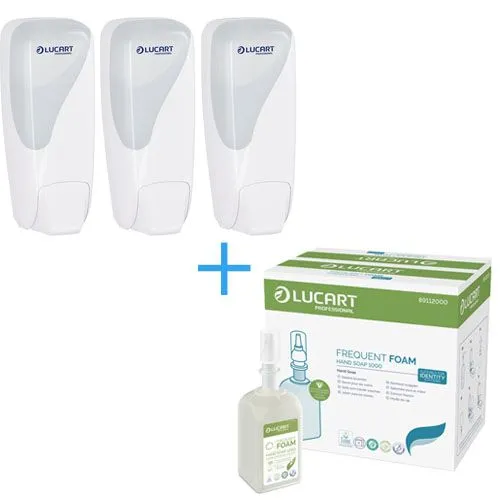 Lucart Identity Seifenspender-Set Lucart Identity Seifenspender-Set