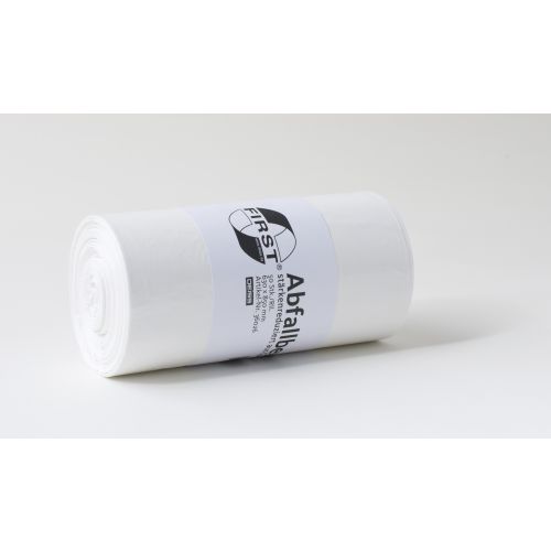 Deiss First Plus Müllbeutel 80 ltr. für Gitterkorb, weiss