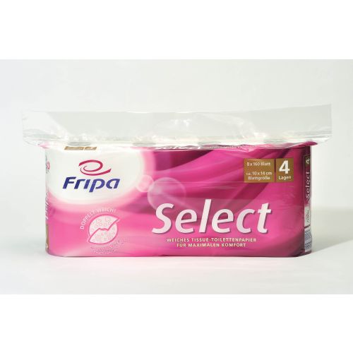Fripa Toilettenpapier Select 4-lagig Fripa Toilettenpapier Select 4-lagig