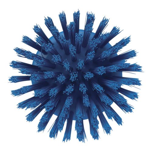 Vikan runde Handbürste, harte Borste blau