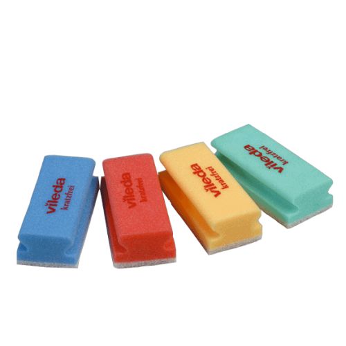 Vileda Putzschwamm kratzfrei, rot Vileda Putzschwamm kratzfrei, rot