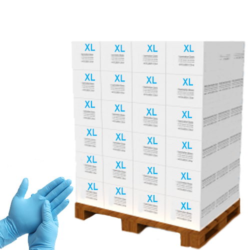 1 Palette (600 Boxen) Nitril Handschuhe puderfrei blau, XL 1 Palette (600 Boxen) Nitril Handschuhe puderfrei blau, XL