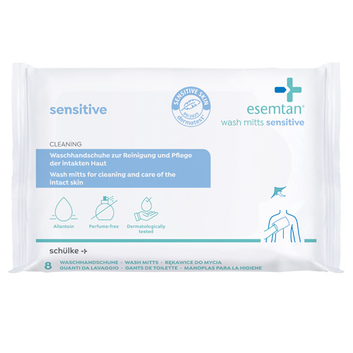 Schülke esemtan wash mitts sensitive Waschhandschuhe, ohne Wasser Schülke esemtan wash mitts sensitive Waschhandschuhe, ohne Wasser