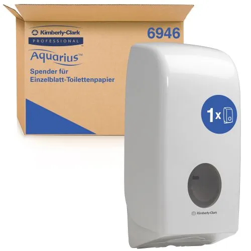 Kimberly-Clark 6946 Aquarius Toilettenpapierspender -Einzelblattsystem Kimberly-Clark 6946 Aquarius Toilettenpapierspender -Einzelblattsystem