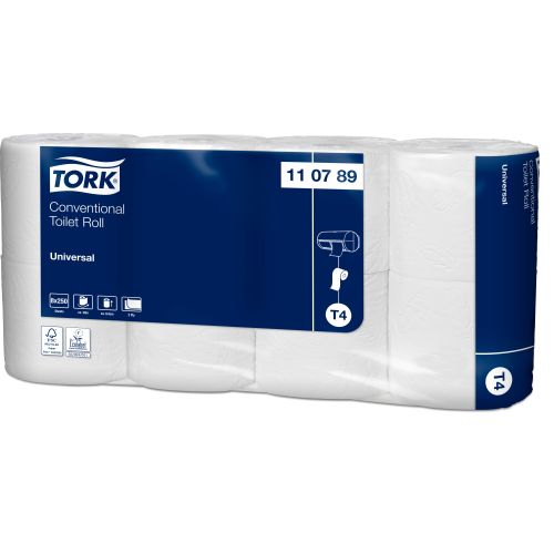 Tork Toilettenpapier 2 lagig, 250 Blatt Tork Toilettenpapier 2 lagig, 250 Blatt