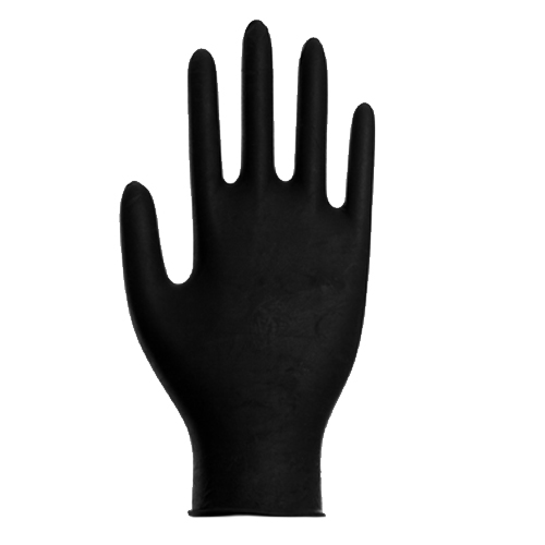 Nitril Handschuh puderfrei, schwarz L Nitril Handschuh puderfrei, schwarz L