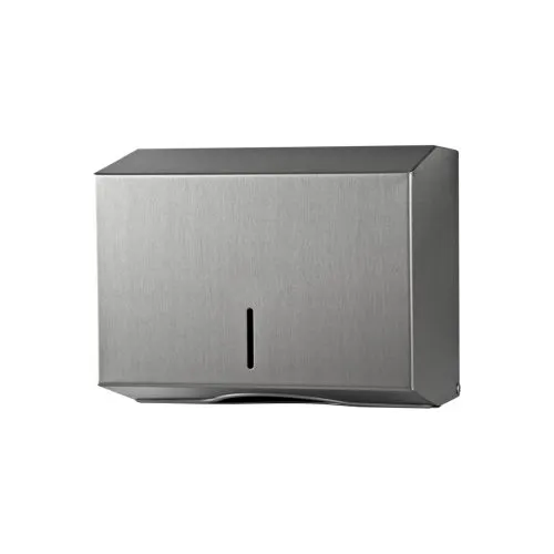 Racon Kappa XS Falthandtuch-Spender Edelstahl, gebürstet, abschliessbar Racon Kappa XS Falthandtuch-Spender Edelstahl, gebürstet, abschliessbar