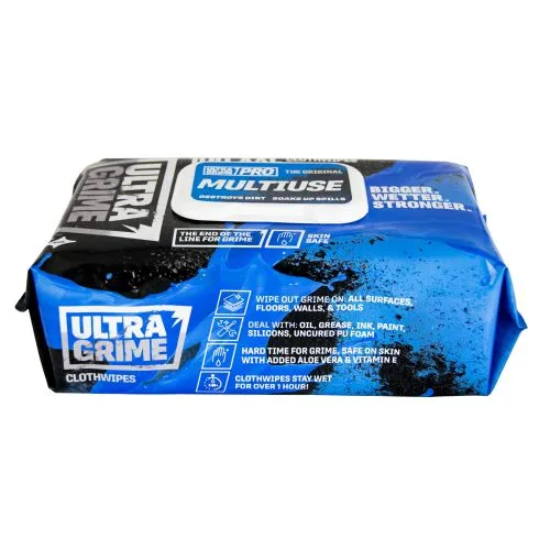 UltraGrime Uniwipe PRO Multiuse/Allzweckreiniger - feuchte Reinigungstücher 38x25 cm UltraGrime Uniwipe PRO Multiuse/Allzweckreiniger - feuchte Reinigungstücher 38x25 cm
