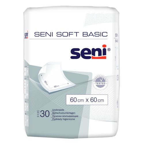 Seni Soft BASIC, 60x60 cm, Krankenunterlage Seni Soft BASIC, 60x60 cm, Krankenunterlage
