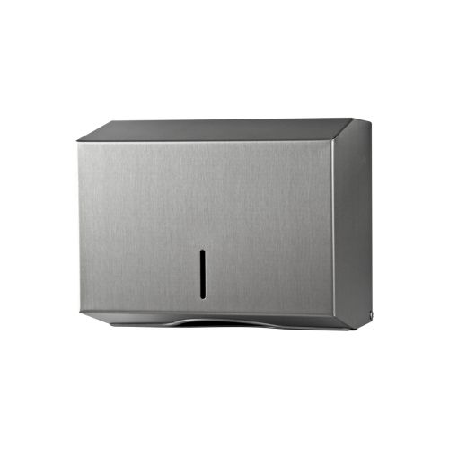 Racon Kappa XS Falthandtuch-Spender Edelstahl, gebürstet, abschliessbar Racon Kappa XS Falthandtuch-Spender Edelstahl, gebürstet, abschliessbar