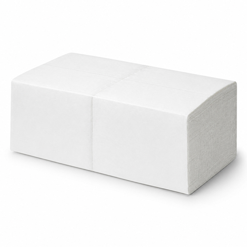 Zelltuch Servietten 1/8 Falz 32,5x32,5 cm weiß 2-lagig