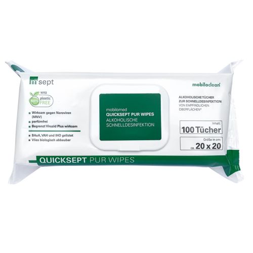msept Quicksept pur wipes alkoholische Flächendesinfetionstücher msept Quicksept pur wipes alkoholische Flächendesinfetionstücher