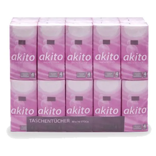 Fripa Aktito Taschentücher, Zellstoff 4-lag.