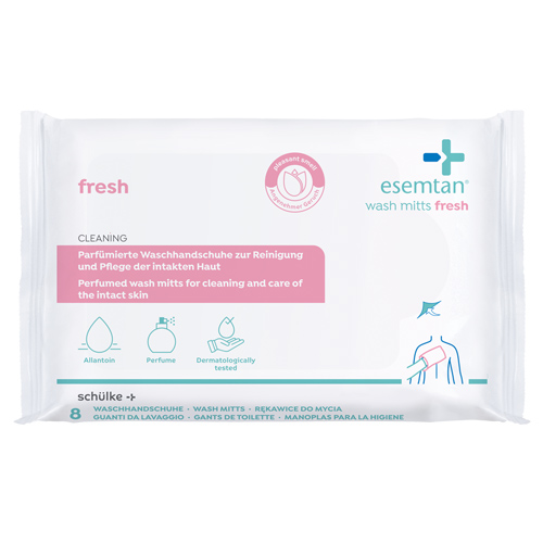 Schülke esemtan wash mitts fresh Waschhandschuhe, ohne Wasser Schülke esemtan wash mitts fresh Waschhandschuhe, ohne Wasser