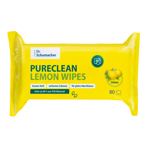 Dr. Schumacher PURECLEAN Lemon - feuchte Allzweckreinigungstücher