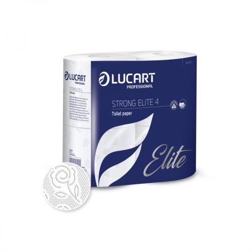Lucart Strong Elite Toilettepapier 4-lagig 140 Blatt Lucart Strong Elite Toilettepapier 4-lagig 140 Blatt