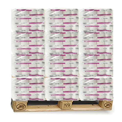 1 Palette Toilettenpapier 250 Blatt, 3lagig, 20 Pack á 72 Rollen 1 Palette Toilettenpapier 250 Blatt, 3lagig, 20 Pack á 72 Rollen