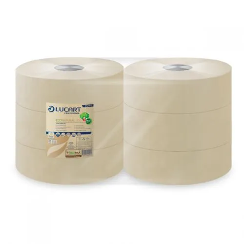 Lucart Eco Natural 350  Jumbo-Toilettenpapier 2-lag., 350 mtr.