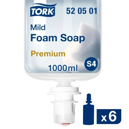 Tork Premium milde Schaumseife für S4 Seifenspender Tork Premium milde Schaumseife für S4 Seifenspender