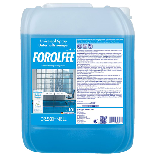 Dr. Schnell Forolfee 10 ltr. gebrauchsfertiger Universalreiniger Dr. Schnell Forolfee 10 ltr. gebrauchsfertiger Universalreiniger