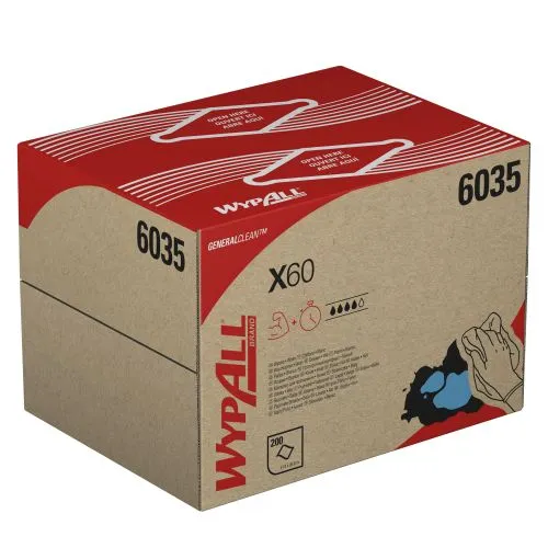 Kimberly-Clark 6035 Wypall X60 Wischtücher - BRAG* Box Kimberly-Clark 6035 Wypall X60 Wischtücher - BRAG* Box
