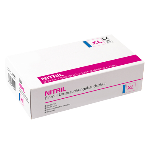 Nitril Handschuh puderfrei, XL Nitril Handschuh puderfrei, XL