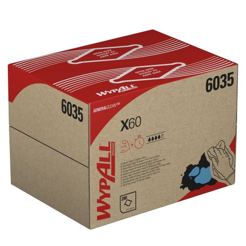 Kimberly-Clark 6035 Wypall X60 Wischtücher - BRAG* Box Kimberly-Clark 6035 Wypall X60 Wischtücher - BRAG* Box