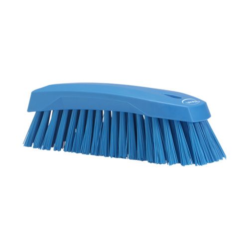 Vikan Waschbürste L, harte Borste blau 200 mm