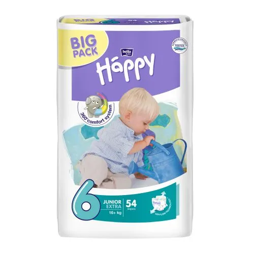 Bella Happy Babywindeln Junior Extra, 54 Stück Bella Happy Babywindeln Junior Extra, 54 Stück