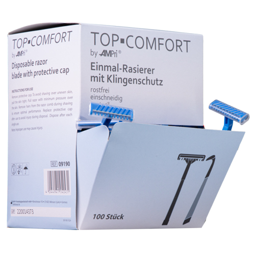 Einmal Rasierer MED-Comfort einschneidig, blau Einmal Rasierer MED-Comfort einschneidig, blau