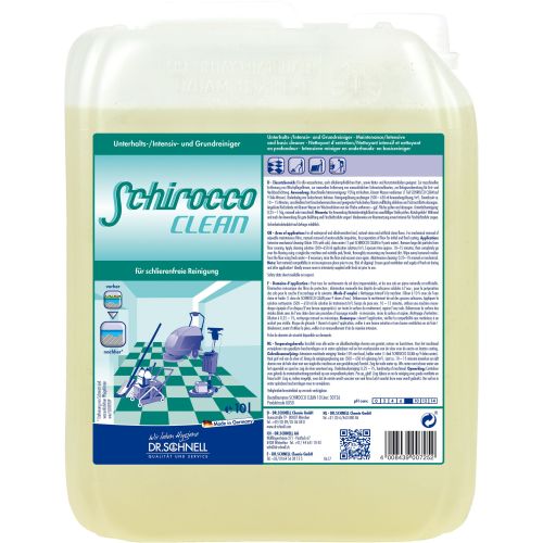Dr. Schnell Schirocco clean 10 ltr. Dr. Schnell Schirocco clean 10 ltr.