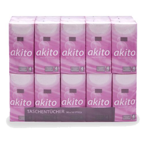 Fripa Aktito Taschentücher, Zellstoff 4-lag.