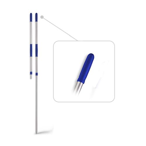 TTS Alu Teleskopstiel mit blauer Griffkappe