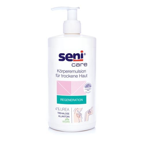 Seni Care Körperemulsion f. trockene Haut 4 % Urea 500 ml Seni Care Körperemulsion f. trockene Haut 4 % Urea 500 ml