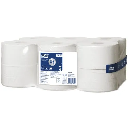 Tork T2 Advanced Mini Jumbo Toilettenpapier 2 lagig, 170 m Tork T2 Advanced Mini Jumbo Toilettenpapier 2 lagig, 170 m
