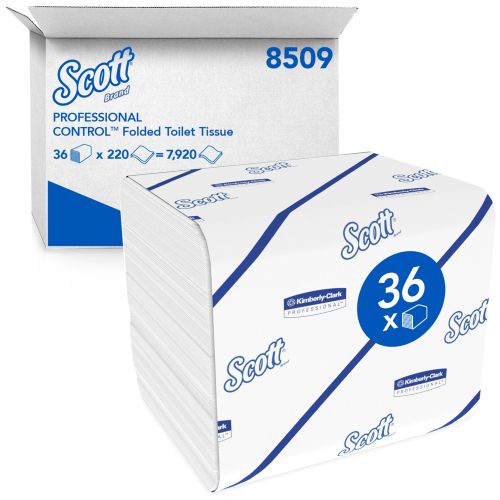 Kimberly-Clark 8509 Scott Control Toilettenpapier - Einzelblattsystem Kimberly-Clark 8509 Scott Control Toilettenpapier - Einzelblattsystem