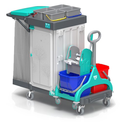 TTS Reinigungswagen Magic Line 370S mit abnehmbaren Doppelfahreimer TTS Reinigungswagen Magic Line 370S mit abnehmbaren Doppelfahreimer
