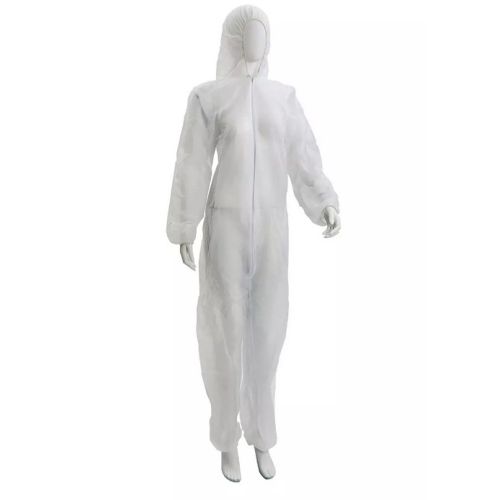 Med-Comfort PP Einwegoverall mit Kapuze und Reißverschluß
