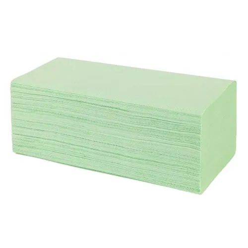 Papierhandtücher 2 lagig 25x23 cm Zick/Zack Falz, GRÜN Papierhandtücher 2 lagig 25x23 cm Zick/Zack Falz, GRÜN