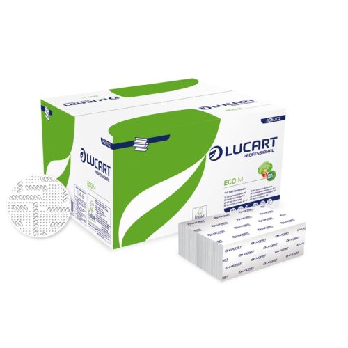 Lucart Papierhandtücher Eco M 2-lagig 22,5x32 cm Lucart Papierhandtücher Eco M 2-lagig 22,5x32 cm