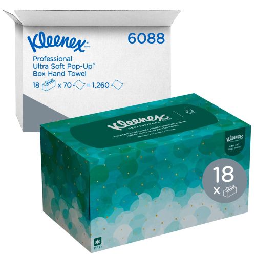 Kimberly-Clark 6088 Kleenex Ultra Soft Pop ultraweiche Luxushandtücher