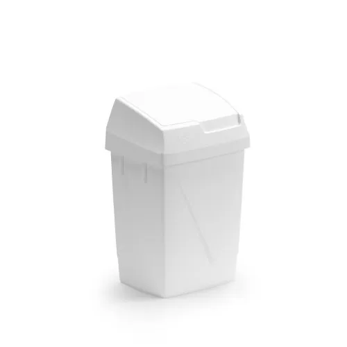 TTS Lindy Swing Abfalleimer mit Schwingdeckel 50 ltr. weiss TTS Lindy Swing Abfalleimer mit Schwingdeckel 50 ltr. weiss