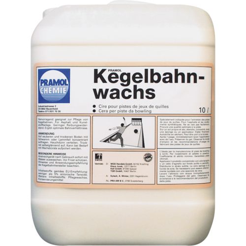 Pramol Kegelbahnwachs 10 ltr.