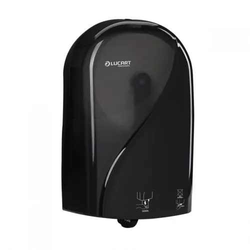 Lucart Identity Autocut Toilettenpapier-Spender schwarz Lucart Identity Autocut Toilettenpapier-Spender schwarz