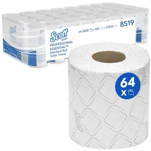 Kimberly-Clark Essential 8519 Scott Toilettenpapier 2 lagig