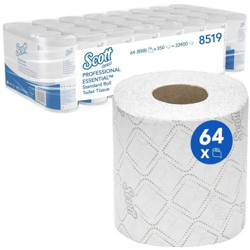 Kimberly-Clark Essential 8519 Scott Toilettenpapier 2 lagig Kimberly-Clark Essential 8519 Scott Toilettenpapier 2 lagig