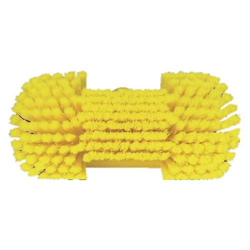 Vikan Waschbürste mit Drehgelenk & Wasserdurchlauf, 240 mm, weich/gesplisst, gelb