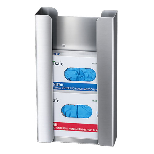 msafe Handschuhspender Universal 3-fach aus Edelstahl msafe Handschuhspender Universal 3-fach aus Edelstahl